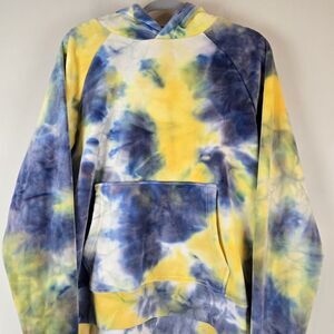 Spark Paws Unisex Karge Human Hoodie Tie-Dye Velour Dog Lover Coordinating.A172